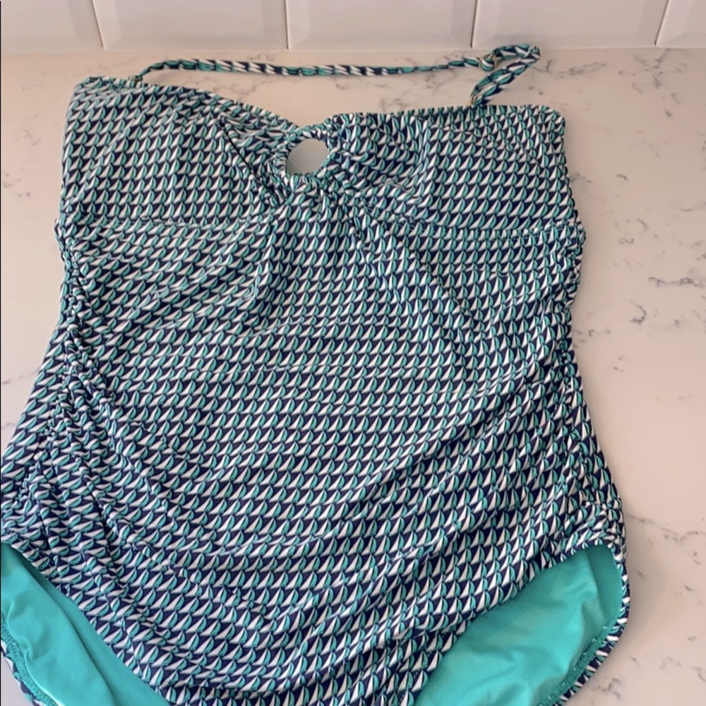 Sailboat One Piece Swimsuit